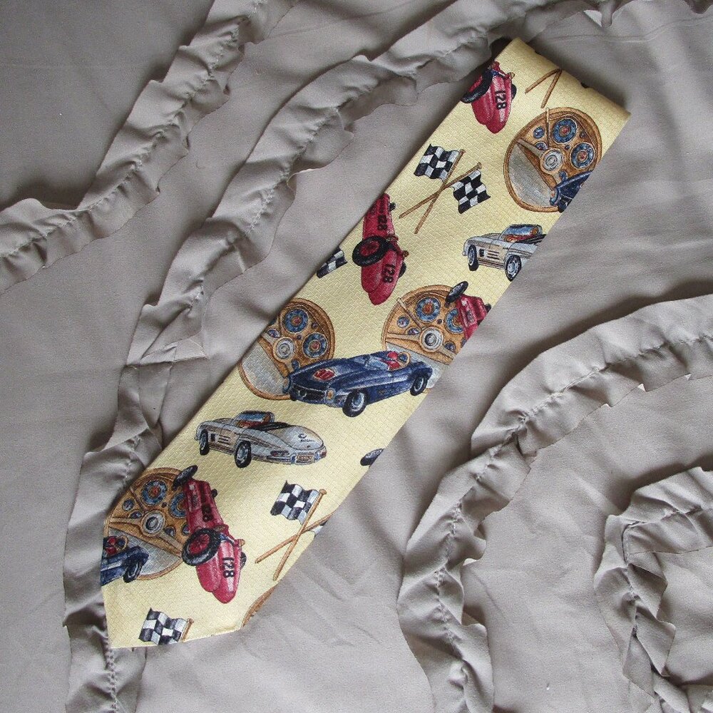 men's silk designer necktie